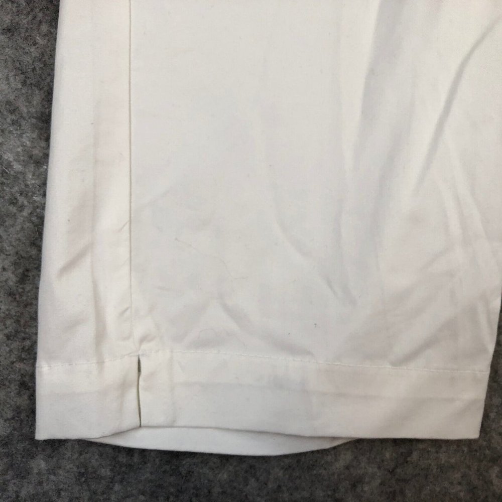 New York Co Shorts 6 28 White Mid Rise Bermuda Chino Work Casual Uniform Solid - Picture 2 of 9